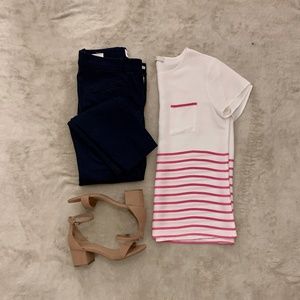 LOFT Striped blouse